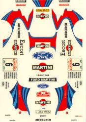 decal sheet Ford Escort Martini